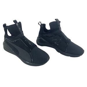 PUMA Black Synthetic Slip-On Athletic Shoes Women’s Size 7 Preowned